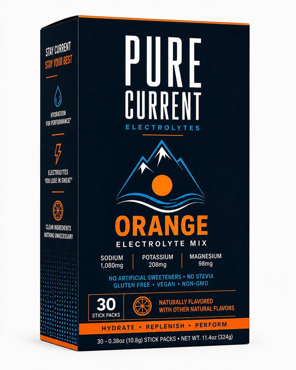 Orange electrolyte mix